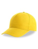Atlantis Recy Five Cap aus recyceltem Polyester, Black One Size, AT112 – Yellow