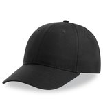 Atlantis Recy Six Cap aus Polyester-Twill, Black One Size, AT113 – Bild 3