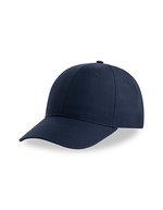 Atlantis Recy Six Cap aus Polyester-Twill, Black One Size, AT113 – Navy