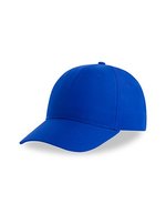 Atlantis Recy Six Cap aus Polyester-Twill, Black One Size, AT113 – Royal