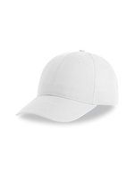 Atlantis Recy Six Cap aus Polyester-Twill, Black One Size, AT113 – White