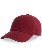 Atlantis Fraser Cap aus Bio-Baumwolle, Black One Size, AT115 – Cardinal Red