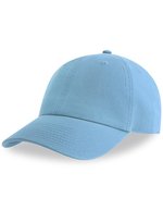Atlantis Fraser Cap aus Bio-Baumwolle, Black One Size, AT115 – Columbia Blue