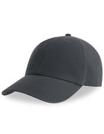 Atlantis Fraser Cap aus Bio-Baumwolle, Black One Size, AT115 – Dark Grey