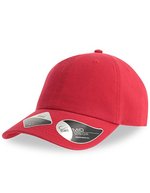 Atlantis Fraser Cap aus Bio-Baumwolle, Black One Size, AT115 – Red