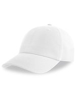 Atlantis Fraser Cap aus Bio-Baumwolle, Black One Size, AT115 – White