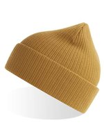 Atlantis Nelson Beanie aus Bio-Baumwolle – Mustard