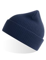 Atlantis Nelson Beanie aus Bio-Baumwolle, Black One Size, AT116 – Navy