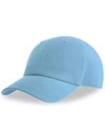 Atlantis Cap aus Bio-Baumwolle mit Klettverschluss für Kinder – Columbia Blue