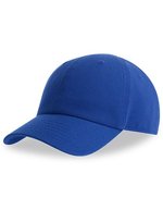 Atlantis Cap aus Bio-Baumwolle mit Klettverschluss für Kinder, Black One Size, AT118 – Royal