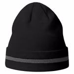 Atlantis Workout Beanie Recycled mit Reflektoren, Black One Size, AT123 – Bild 3