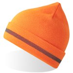 Atlantis Workout Beanie Recycled mit Reflektoren, Black One Size, AT123 – Bild 4