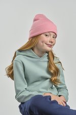 Atlantis Wind Beanie aus recyceltem Polyester für Kinder, Black One Size, AT124 – Bild 1