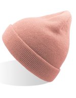 Atlantis Wind Beanie aus recyceltem Polyester für Kinder, Black One Size, AT124 – Pink