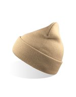 Winddichte Beanie aus recyceltem Polyester – Beige