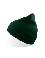 Winddichte Beanie aus recyceltem Polyester – Bottle Green