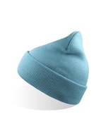 Winddichte Beanie aus recyceltem Polyester – Light Blue