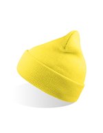 Winddichte Beanie aus recyceltem Polyester – Light Yellow