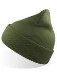 Windproof Beanie made of Recycled Polyester – Moss