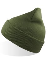 Winddichte Beanie aus recyceltem Polyester – Moss