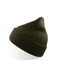 Windproof Beanie made of Recycled Polyester – Olive