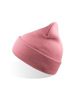 Winddichte Beanie aus recyceltem Polyester – Pink