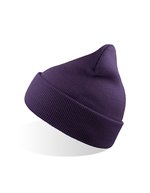 Winddichte Beanie aus recyceltem Polyester – Purple