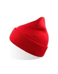 Windproof Beanie made of Recycled Polyester – Red