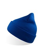 Winddichte Beanie aus recyceltem Polyester – Royal