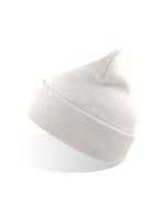 Winddichte Beanie aus recyceltem Polyester – White