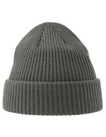 Atlantis Recycelter Polyester Bill-S Beanie, Black One Size, AT126 – Grigio scuro