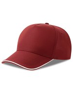 Recy Five Piping Cap – Burgundy/White