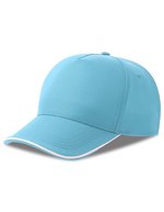 Recy Five Piping Cap – Light Blue/White