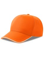 Recy Five Piping Cap – Orange/White