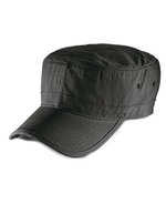 Atlantis Army Cap aus Ripstop-Baumwolle, Black One Size, AT300 – Bild 2