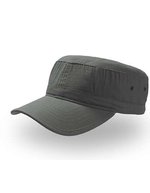 Atlantis Army Cap aus Ripstop-Baumwolle, Black One Size, AT300 – Gris fonce