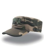 Atlantis Tank Cap aus gebürsteter Baumwolle, Black One Size, AT301 – Camouflage