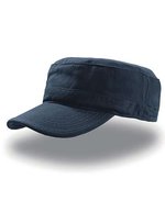 Atlantis Tank Cap aus gebürsteter Baumwolle, Black One Size, AT301 – Marine