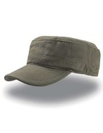 Atlantis Tank Cap aus gebürsteter Baumwolle, Black One Size, AT301 – Olive