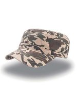 Atlantis Chino-Baumwoll Cap mit Klettverschluss – Camouflage Khaki