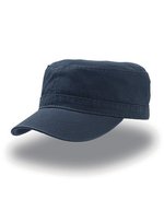 Atlantis Chino-Baumwoll Cap mit Klettverschluss – Navy