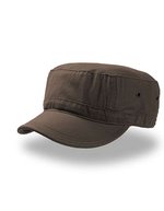 Atlantis Militär-Stil Urban Cap mit Belüftung, Black L/XL (59cm), AT306 – Marrone