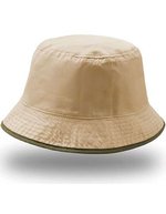 Atlantis Wendbarer Fischerhut mit Taschenfunktion, Black/Grey One Size, AT315 – Olive/Khaki