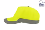 Atlantis Sicherheits-Cap mit reflektierendem Streifen, Yellow Fluo One Size, AT326 – Bild 5
