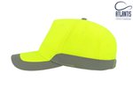 Atlantis Cappellino di Sicurezza con Striscia Riflettente, Yellow Fluo One Size, AT326 – Bild 5