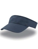 Atlantis Roland Cap mit Klettverschluss und Ziernähten, Black One Size, AT353 – Marine