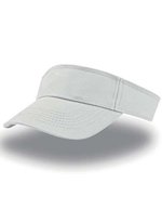 Atlantis Roland Cap mit Klettverschluss und Ziernähten, Black One Size, AT353 – Blanc