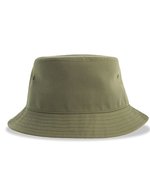 Atlantis Geo Bucket Hat aus recyceltem Polyester – Olive