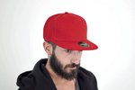 Atlantis Snap Five Cap mit PVC-Verschluss, Black One Size, AT401 – Bild 1