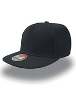 Atlantis Snap Five Cap mit PVC-Verschluss, Black One Size, AT401 – Bild 2